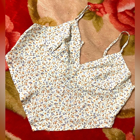 Tops - flower bra lace with back side open